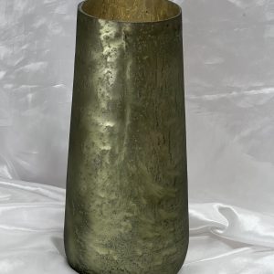 FLORERO CRISTAL VERDE